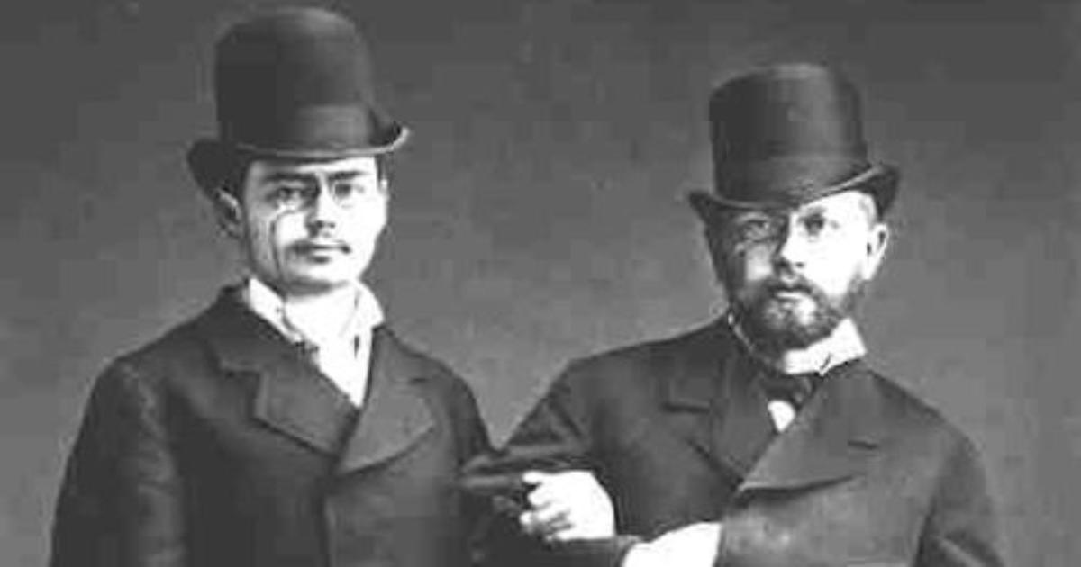 Kotek (left) and Tchaikovsky (right)