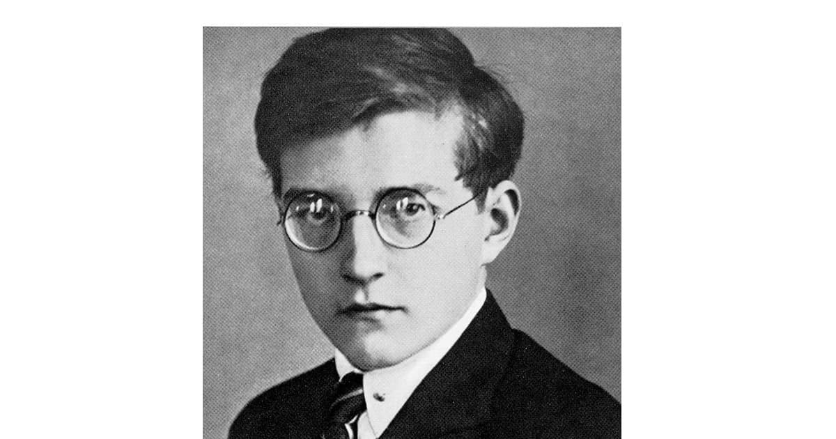 Dmitri Dmitryevich Shostakovich in 1925.