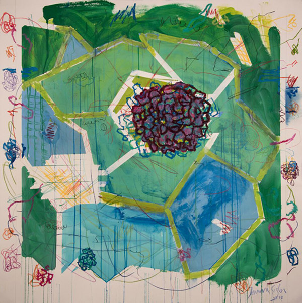 Tammra Sigler, A Very Serious Garden, Green, 2016.