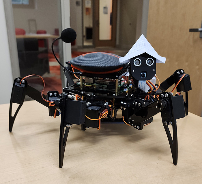 Spidey, AU's first AI robot