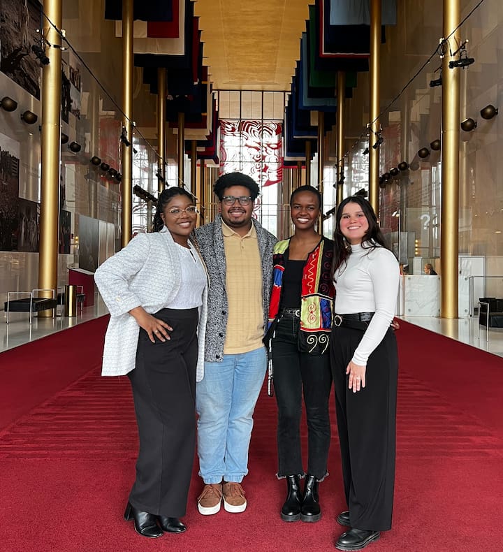 Arts management student fellows at the Kennedy Center.