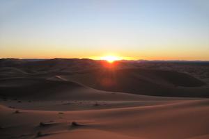 Desert sun; redit: Joe McGrann.