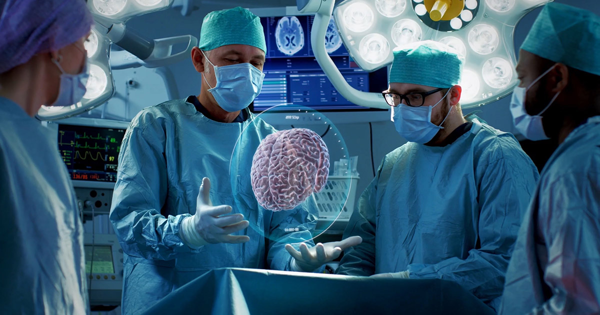 Doctors with holographic brain
