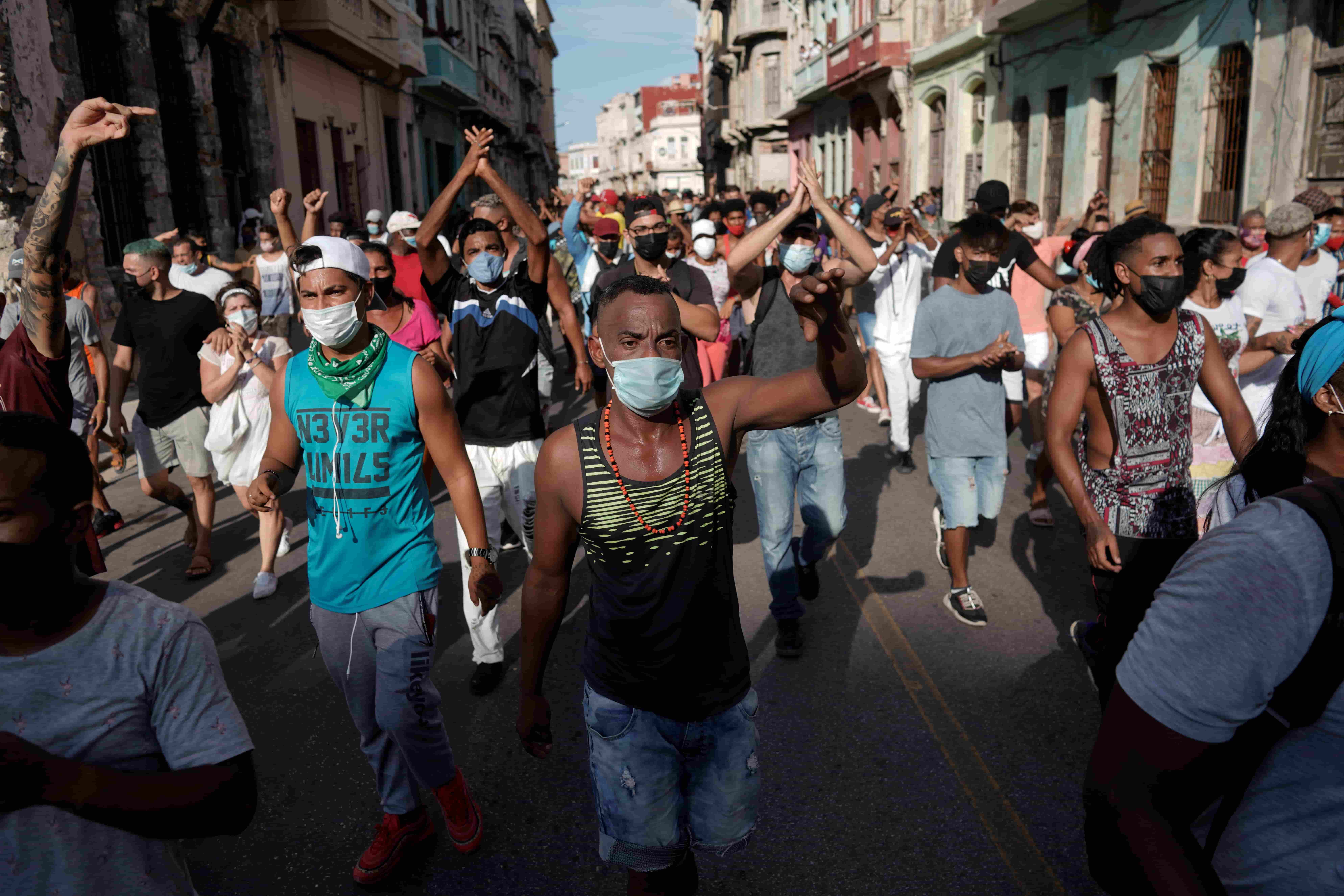 Cuba July 11 Protests-Reuters photo licensed