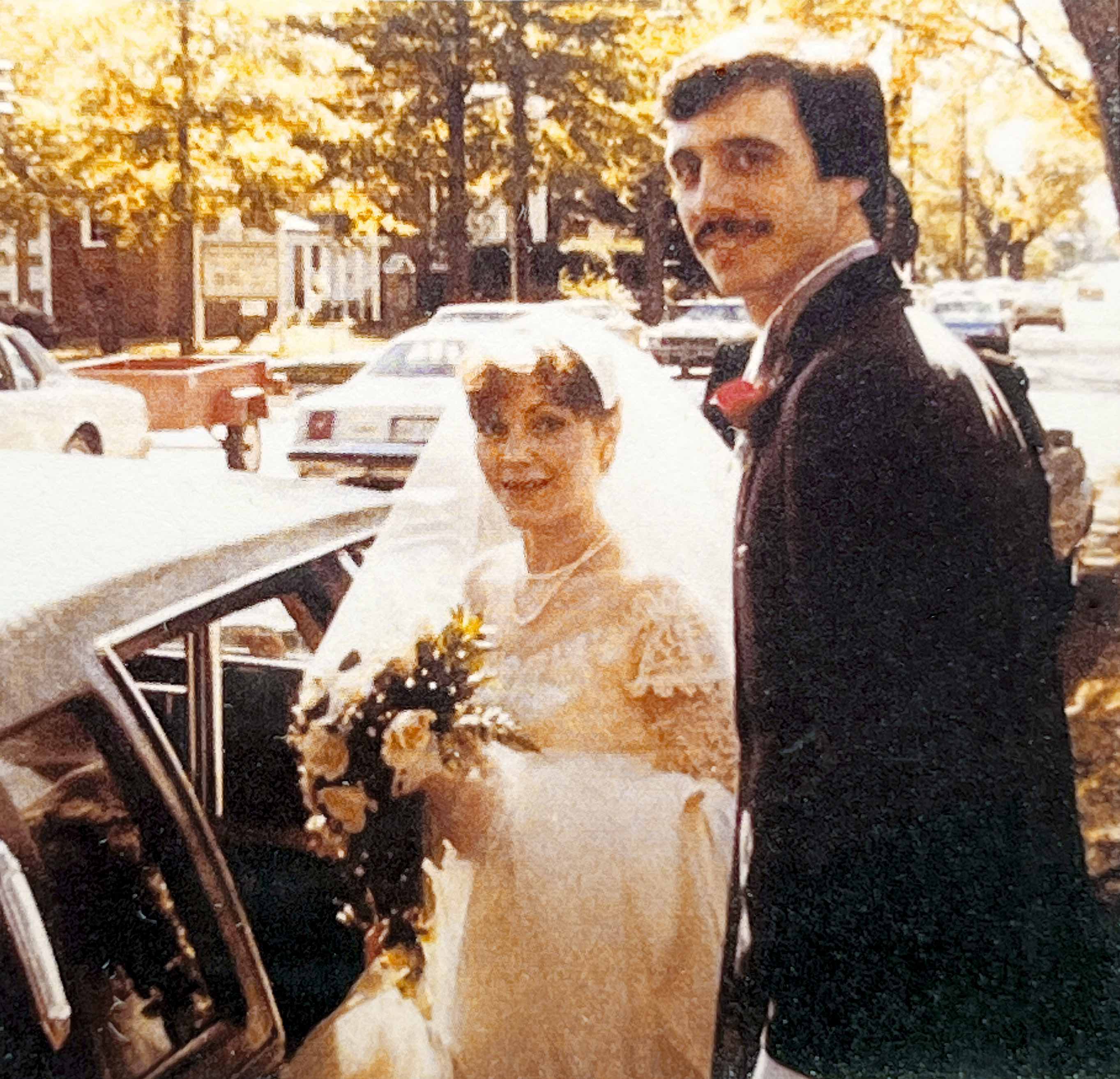Robert and Virginia Severi on their wedding day in 1981.