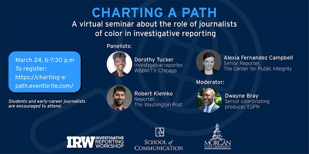 Charting a Path: A virtual seminar about the role of journalists of color in investigative reporting