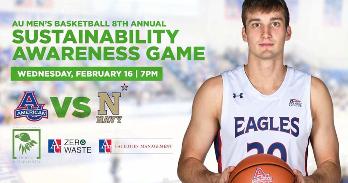 Men's Basketball Holds 8th Annual Sustainability-Themed Game on Feb. 16