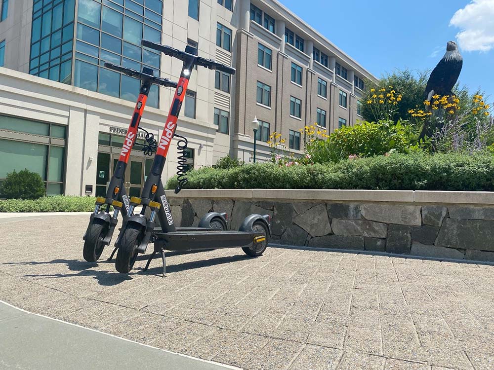 Spin scooters on campus