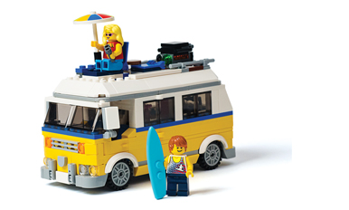Lego Creator 3-in-1 Sunshine Surfer Van building kit