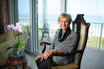 stephanie Bennett-Smith at her home in Florida