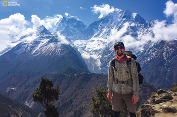 Sam Sheline on Mount Everest