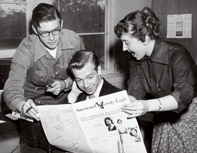 From the archives: three Eagle reporters in the 1950s