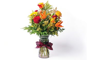 bouquet of fall flowers