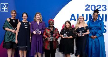 Group photo of Alumni Award Winners