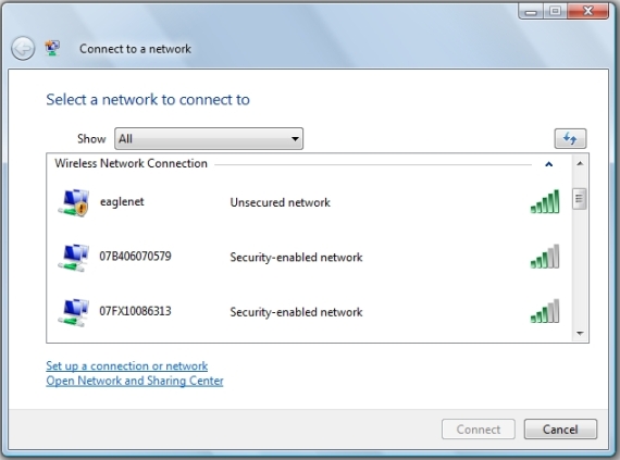 Configuration Connexion Internet Windows Vista