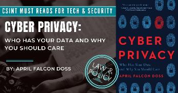 Title slide for Cyberprivacy book review