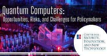 Title slide for article - Quantum Computers: Opportunities, Risks, and Challenges for Policymakers