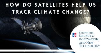 Title slide for CSINT article: How do satellites help us track climate change?