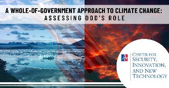 Title slide for article - Whole government approach to climate change - click to read