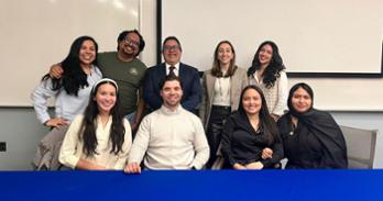 ALCE leadership following the South Americans in Higher Education panel discussion held in SIS.