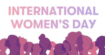 Text says International Women's Day