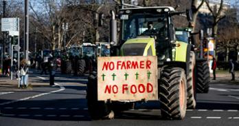 Tractor in Farmer Protests