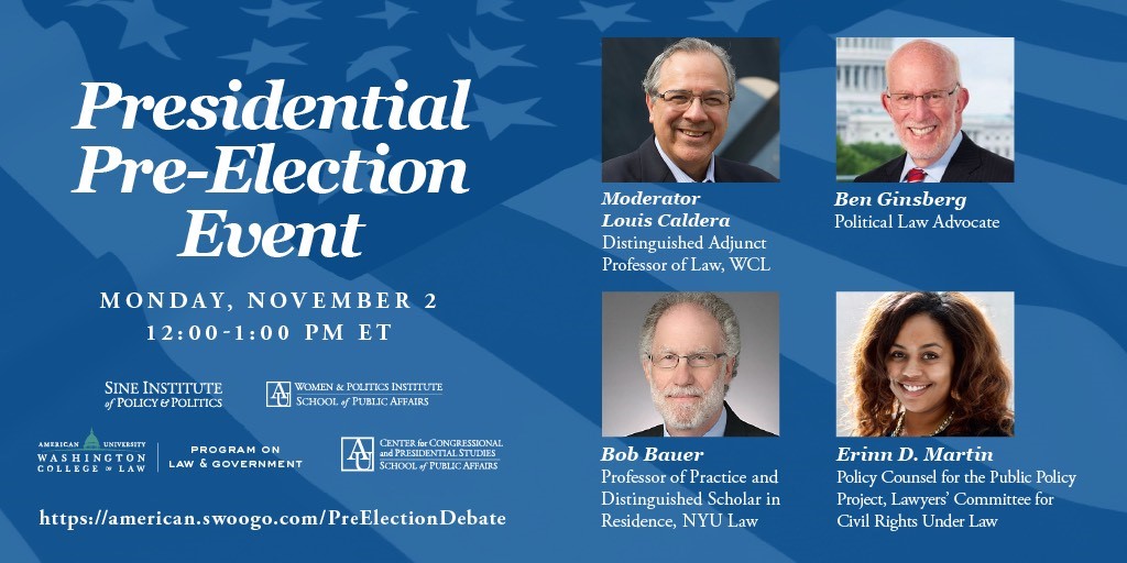 Presidential Pre-Election Event flyer