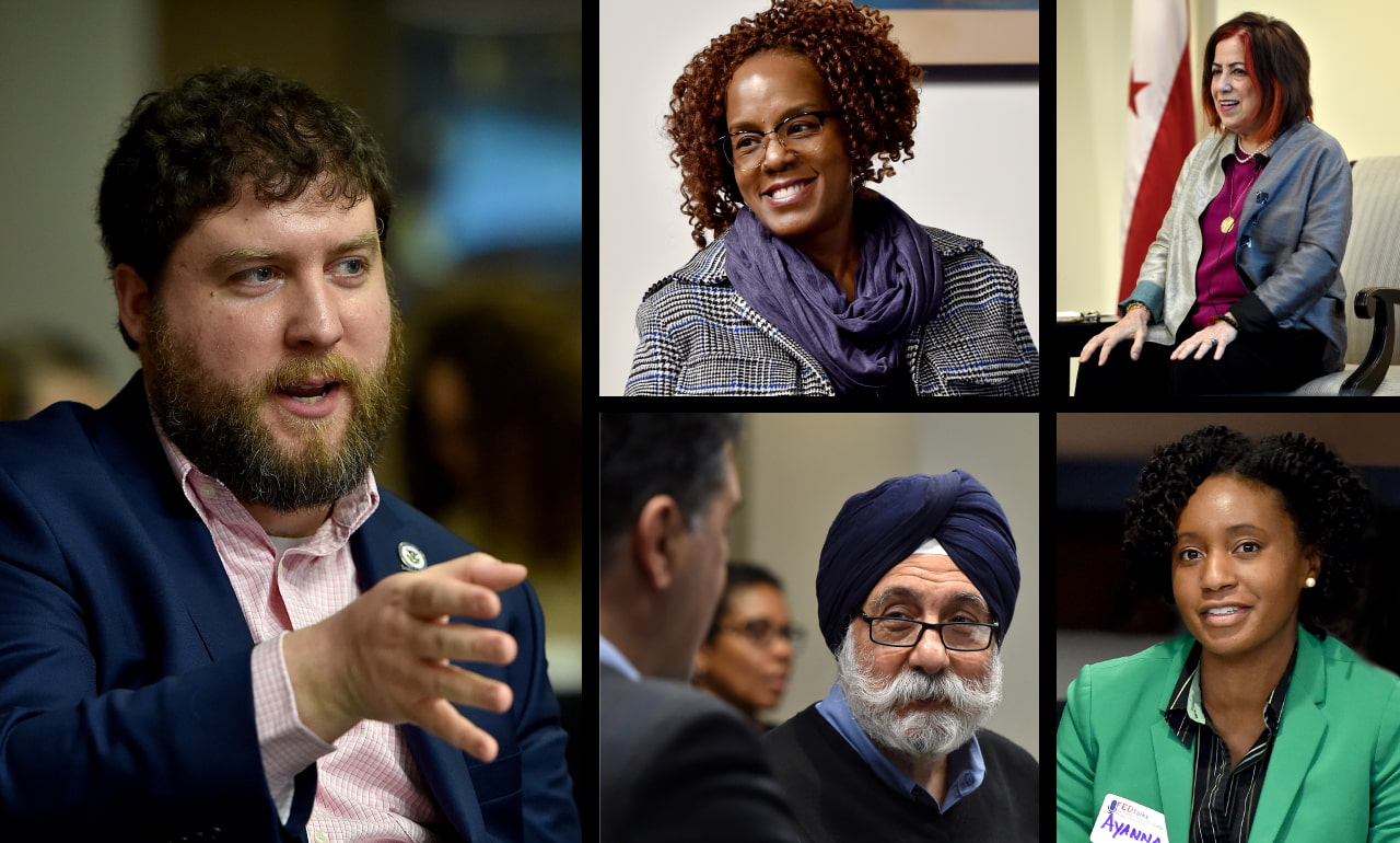 Collage of FEDTalks attendees during session in February 2019