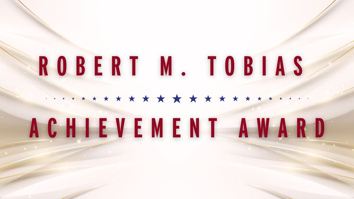 Robert M. Tobias Achievement Award