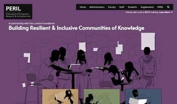 Building Resilient & Inclusive Communities of Knowledge site screenshot