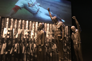Exhibit at the African American Museum on the national Mall