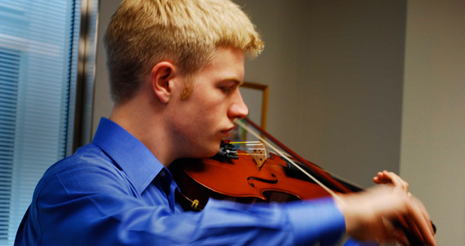 American University violinist