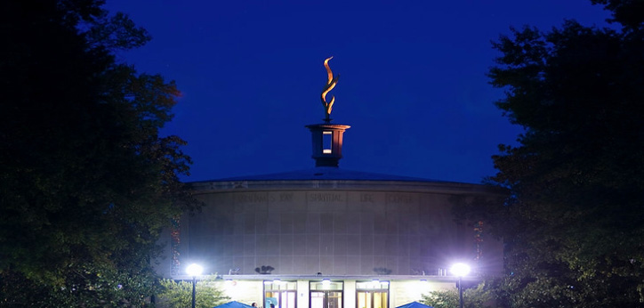 Kay Spiritual Center at Night