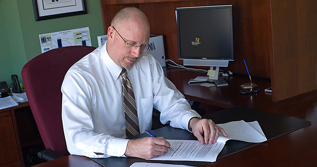 CIO Dave Swartz Signing SLA