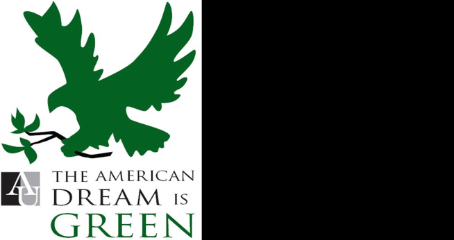 The "American Dream is Green" Logo.