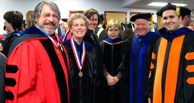 History Faculty at Dr. Kerwin's inauguration
