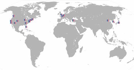 Alumni Chapter Map