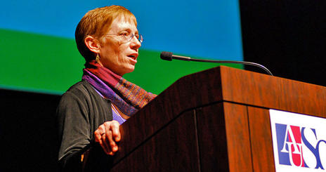 Center for Social Media Director Pat Aufderheide addresses the 2009 Making Your Media Matter conference