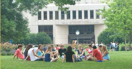 Students on the Quad