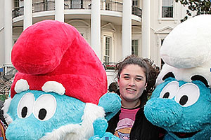 Kate Hoffman, SOC/BA '04, attended a White House Easter Egg Hunt.