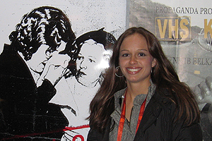 Lindsay Webster, '03, at the Sundance Film Festival.