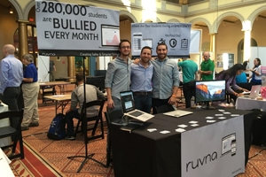 The executives from Ruvna at a conference.