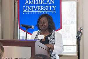 Dr. Fanta Aw at the 2016 Celebration of Scholarships