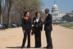 Image of federal workers on Capitol Hill