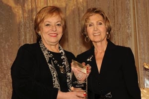Margery Kraus and Connie Morella