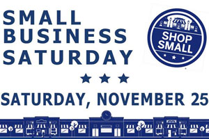 Small Business Saturday flier for November, 25
