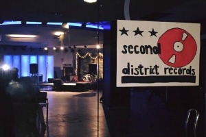 Second District Records sets up for a show.