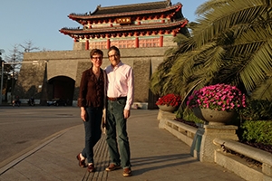 Stuart and Carole Miller in China