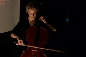Nancy Jo Snider plays the cello