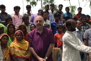 Professor Todd Eisenstadt in Bangladesh